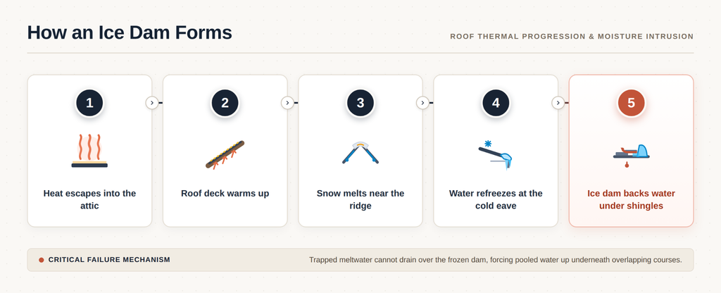 Roof Flashing vs. Ice Dams: Can Flashing Stop Winter Water Intrusion?