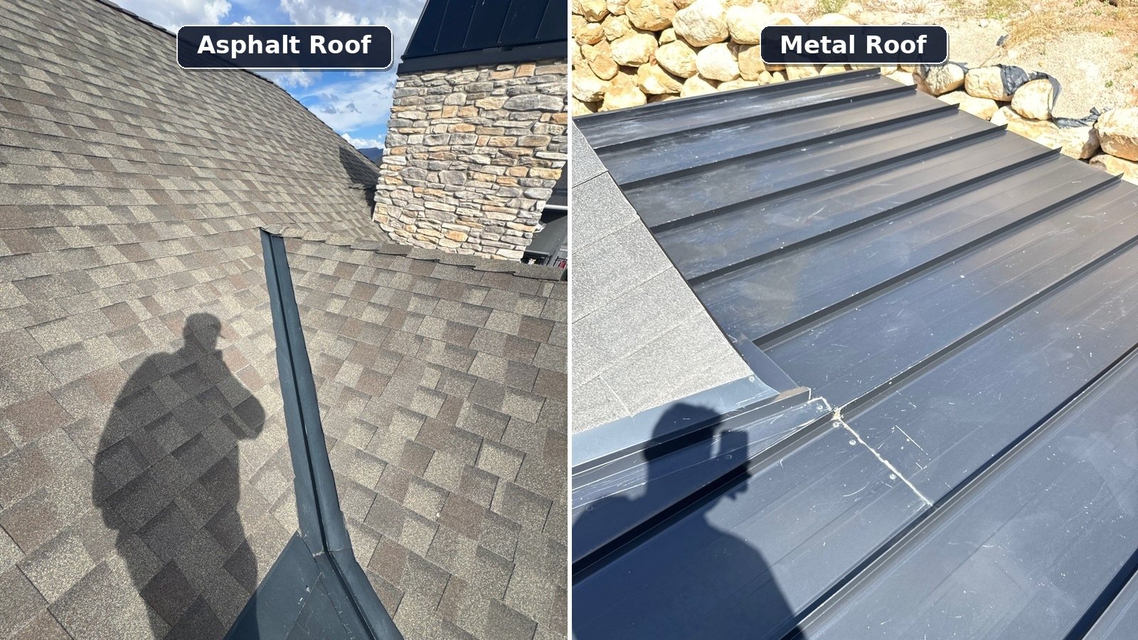 Metal Roof vs. Asphalt Shingles: A Utah Homeowner's Comparison Guide